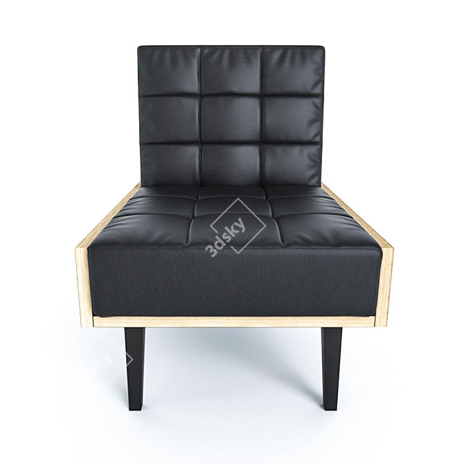 Brazilia Soft Armchair - Comfortable Seating Solution 3D model image 2