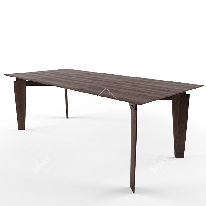 Elegante Modern Table 3D model image 1