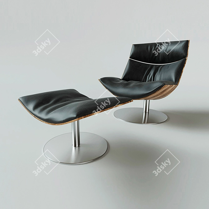 Mars Sadler Kara Desiree Chair 3D model image 1