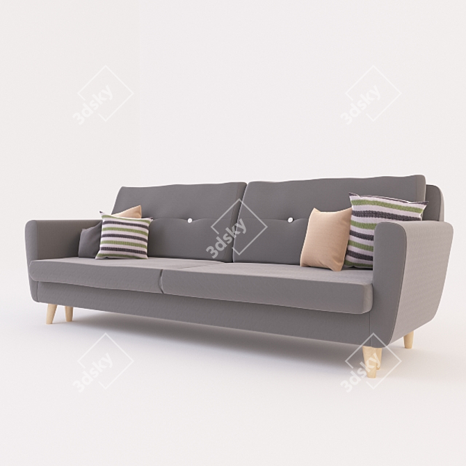 Madrid Convertible Sofa Bed - Vienna Style 3D model image 1