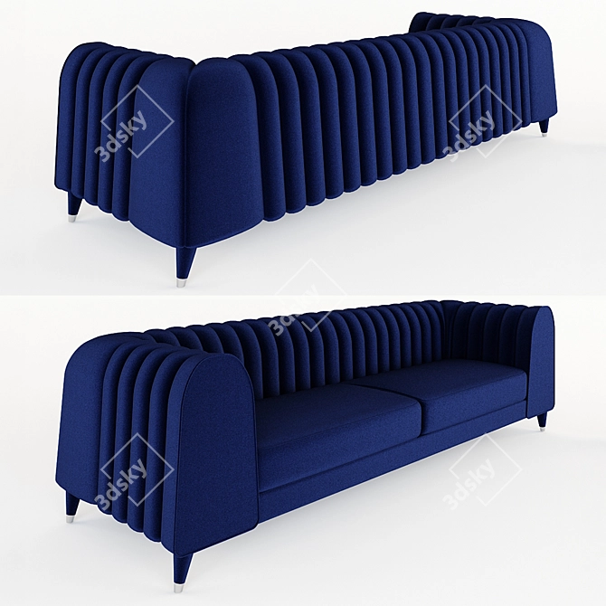 Elegance in Comfort: Modern Sofa 3D model image 1