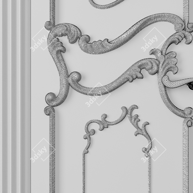 Classic Door 3D model image 3