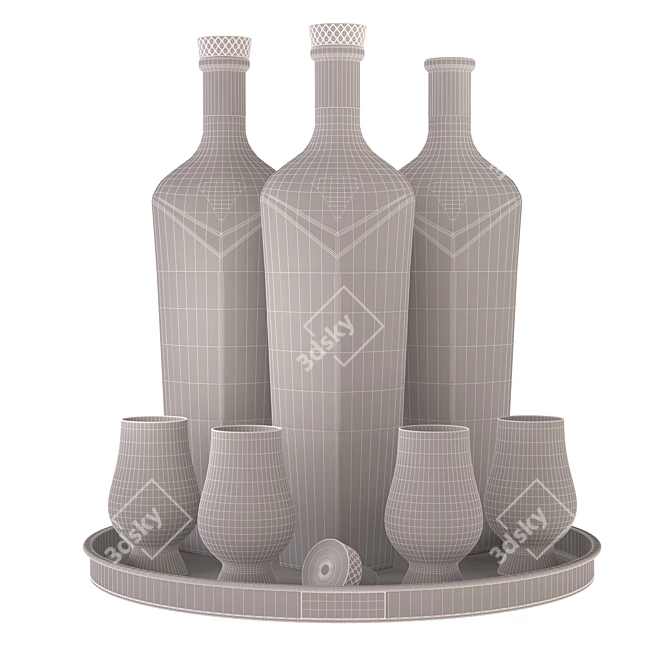 Exquisite Macallan Rare Cask 3D model image 3