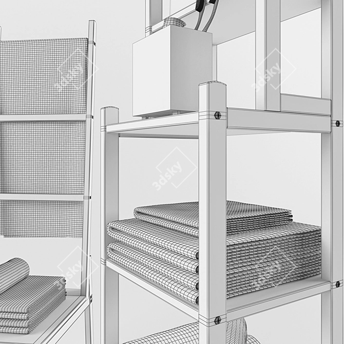 Sleek Storage Solution: Ikea Rogrund 3D model image 2