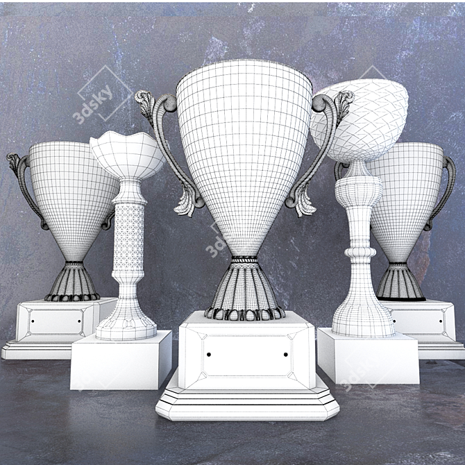 Versatile 3D Cups & Accessories 3D model image 2