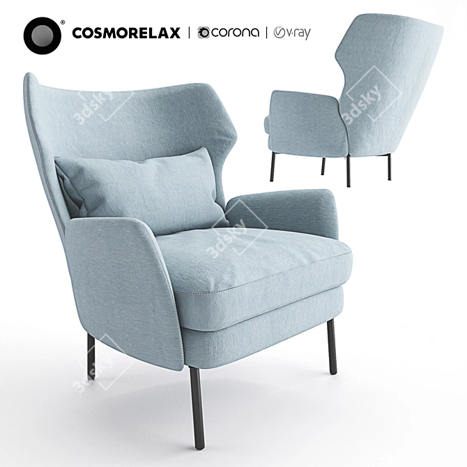 Cosmorelax Alex 3D Max Armchair 3D model image 1