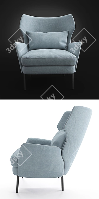 Cosmorelax Alex 3D Max Armchair 3D model image 2