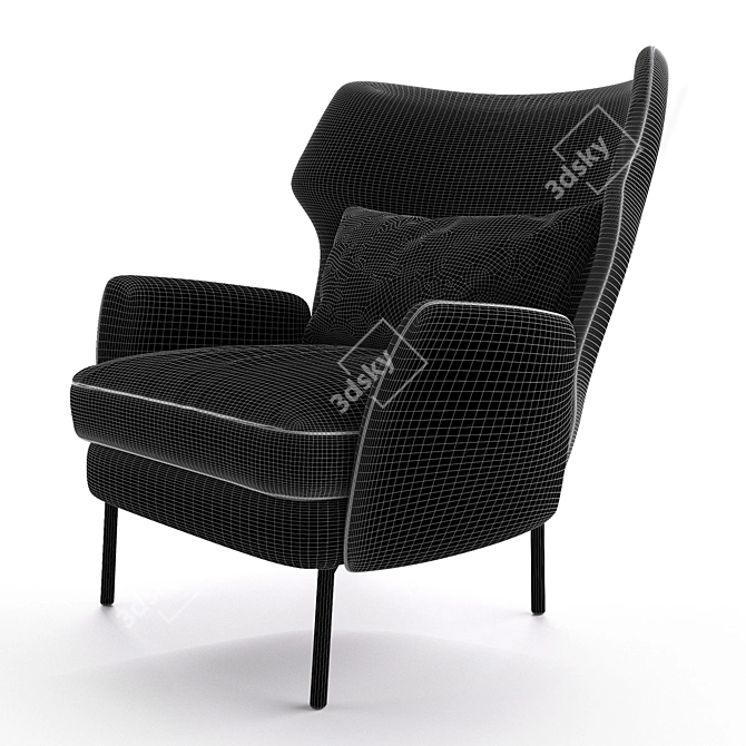 Cosmorelax Alex 3D Max Armchair 3D model image 3