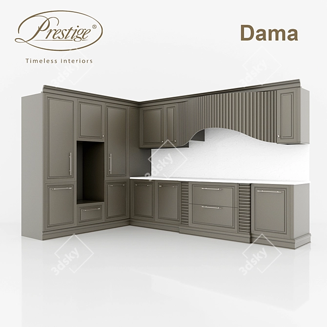 Prestige Mobili Dama - 3D Model for Max & FBX 3D model image 1