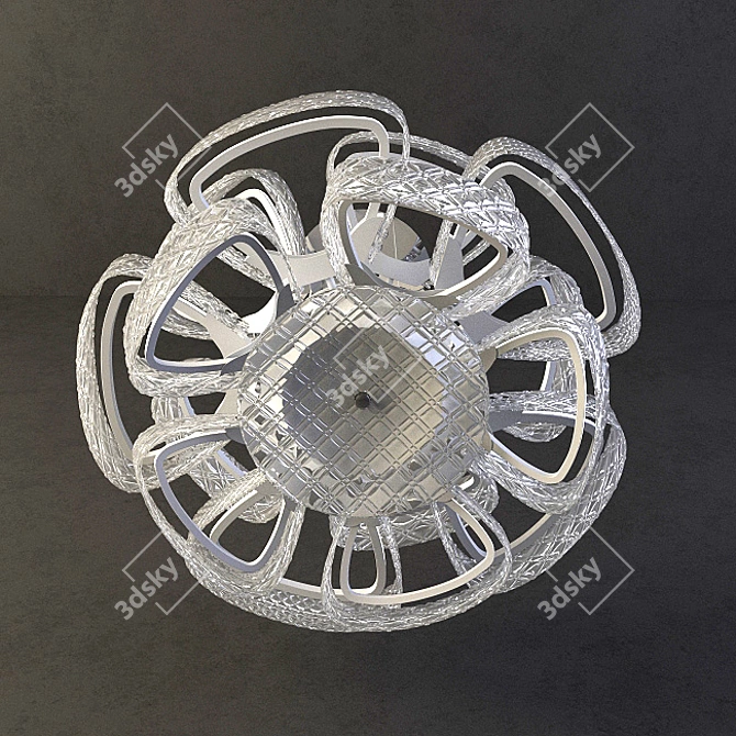 Elegant SYLCOM Chandelier 380 B CR 3D model image 2