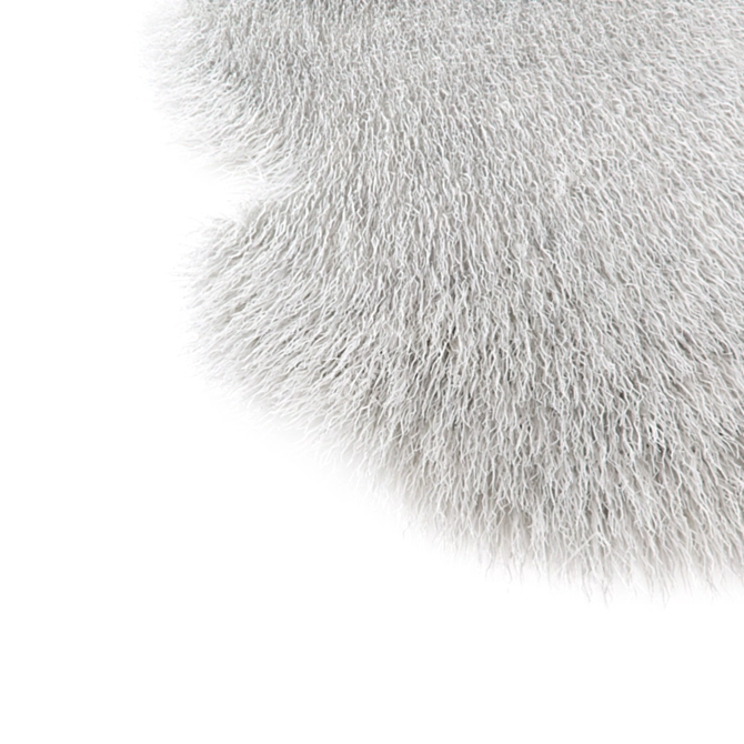 Luxury Hair Sheepskin Carpet 3D model image 2