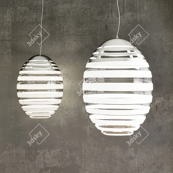 Incalmo Pendant Light - Modern Elegance 3D model image 1