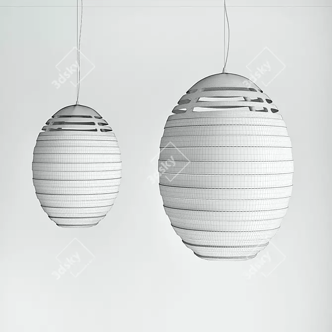 Incalmo Pendant Light - Modern Elegance 3D model image 2