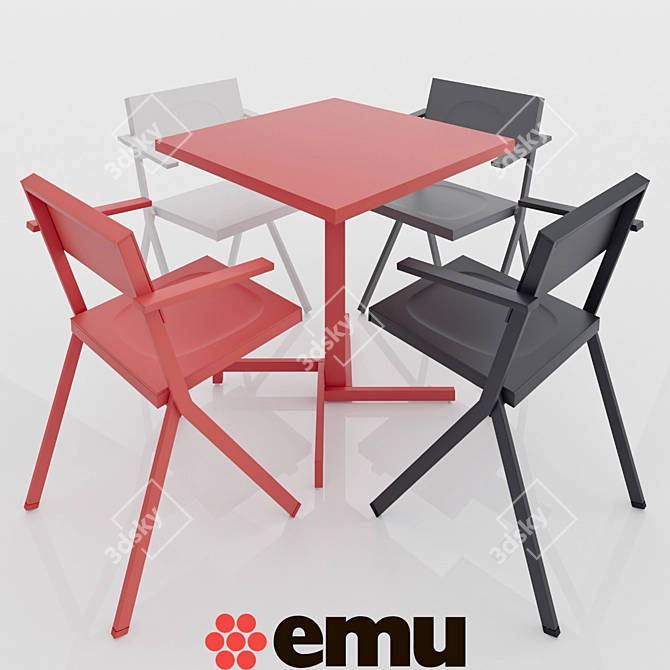 MIAspiring: Simplistic & Intriguing Furniture 3D model image 1