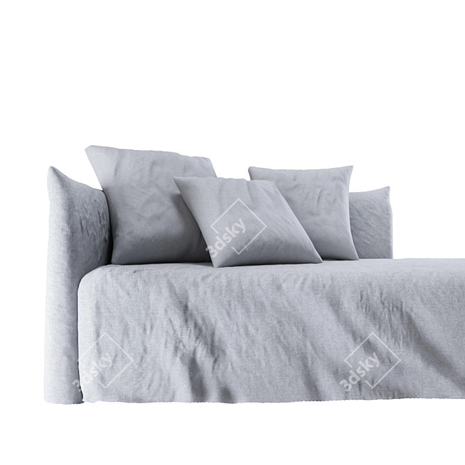 Gervasoni Ghost Sofa: Contemporary Elegance 3D model image 2