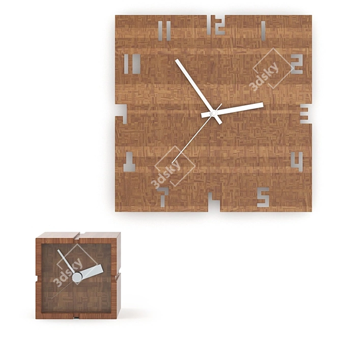 HQ Details Vol.5 Clock 3D model image 1