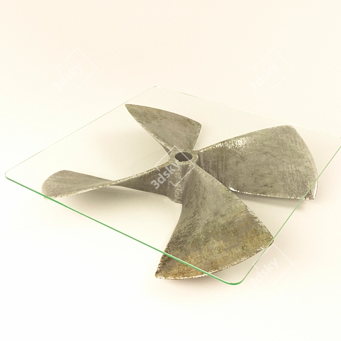 Ship Propeller Coffee Table 3D model image 2