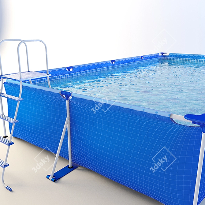 Intex 28273 Frame Pool: 450x220x84cm 3D model image 3