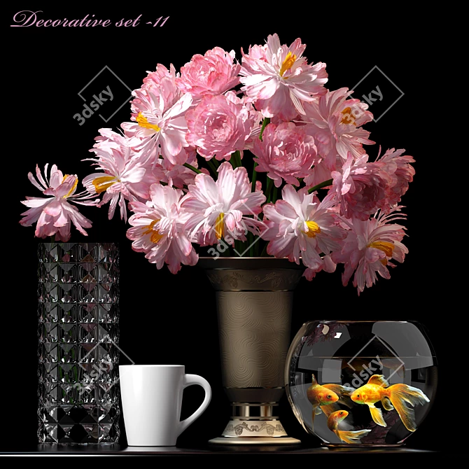 Blooming Beauty Collection 3D model image 1