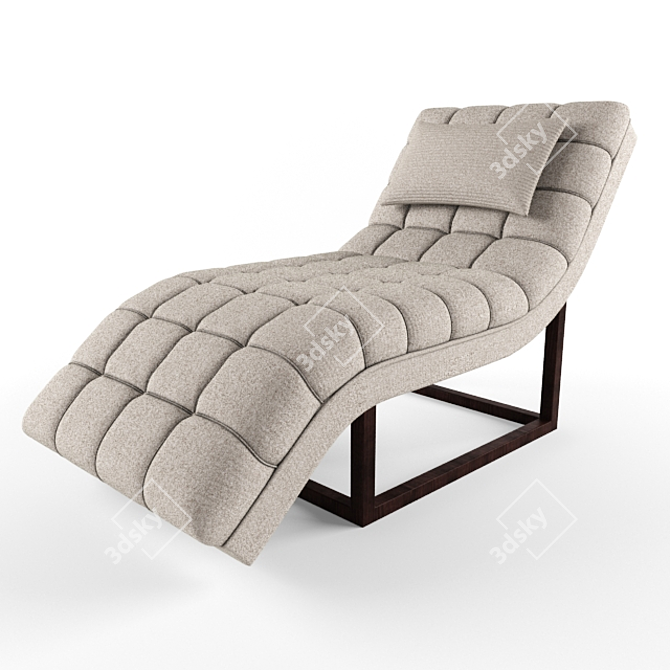 Scarlet COUEF LLC Couch 3D model image 2