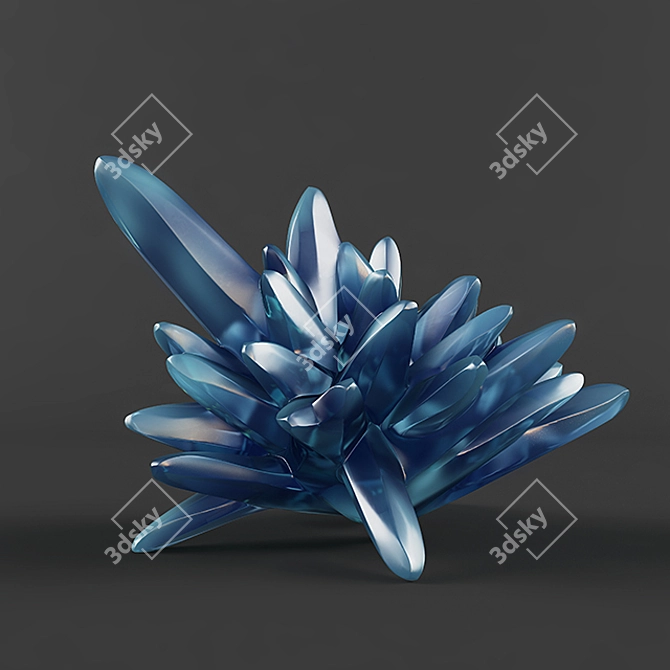 Title: Elegant Crystal Fills Interiors 3D model image 1