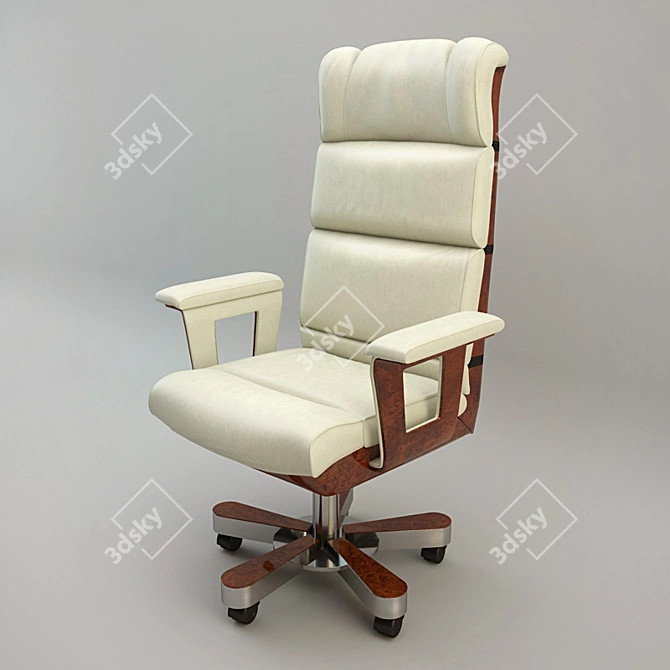 Luxury Italian Athena Chair 3D model image 1