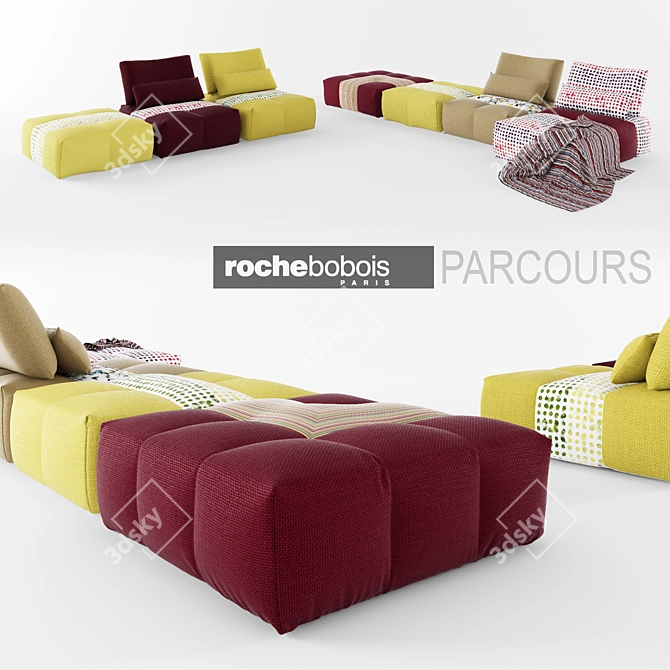 Roche Bobois Parcours: Modular Sophistication 3D model image 1