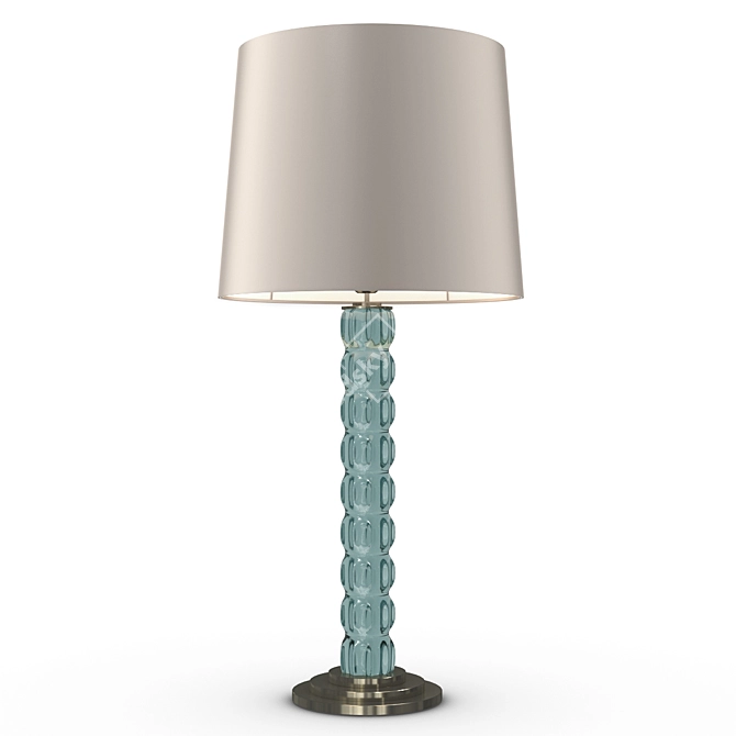 Honeycomb Column Lamp: Porta Romana 3D model image 1