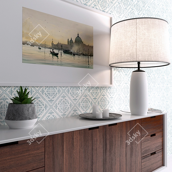 SIENA 4 Cabinet: Organic Elegance 3D model image 2