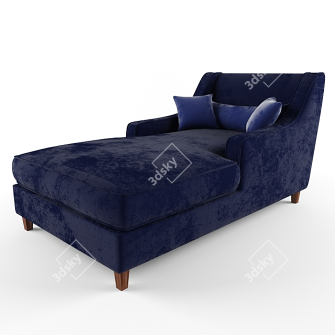 Veranda Isabella Couch: Philippe Collection 3D model image 1