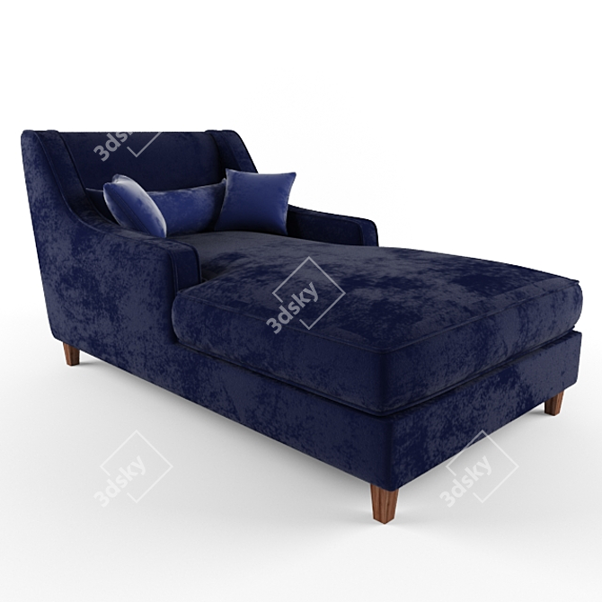 Veranda Isabella Couch: Philippe Collection 3D model image 2