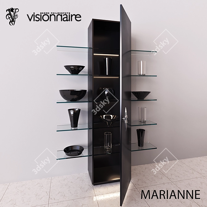 Marianne Visionnaire - Elegant MDF Unit 3D model image 2