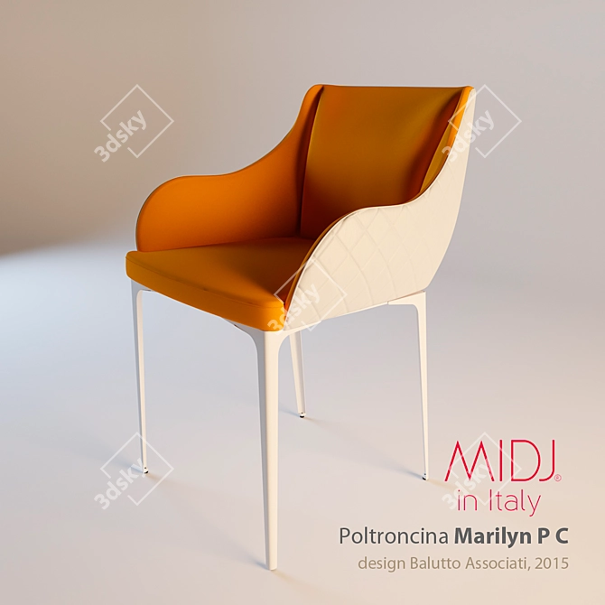 MIJI Marilyn PC Chair 3D model image 1