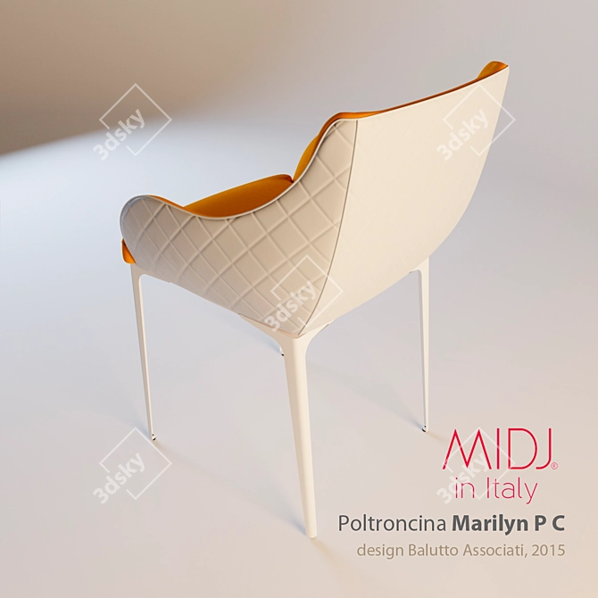 MIJI Marilyn PC Chair 3D model image 2