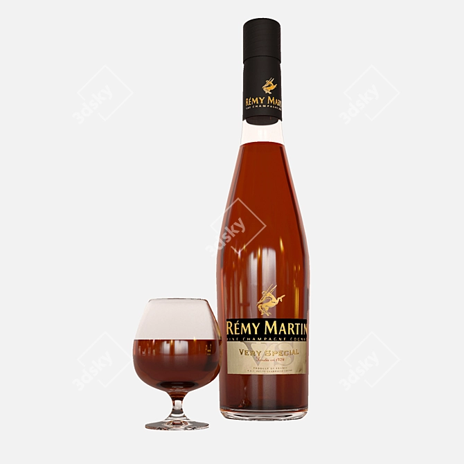 Exquisite Remy Martin VS Cognac 3D model image 1