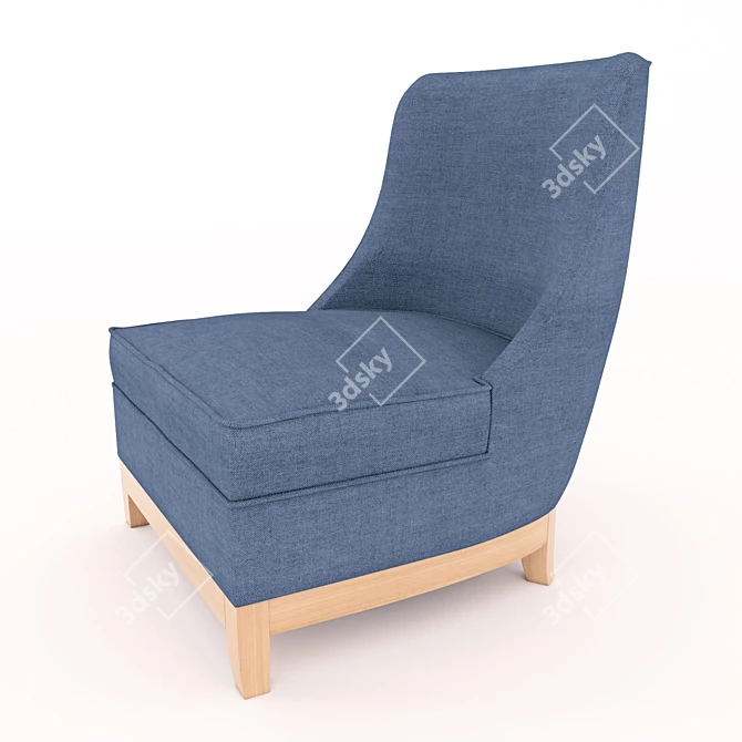 Title: Dartmouth Armchair by Maries Corner 3D model image 3