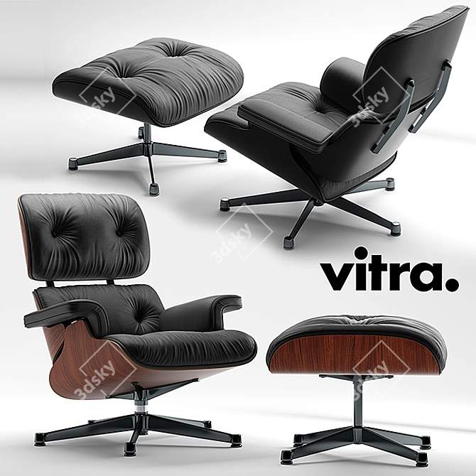 Elevate Your Space: Vitra Lounge Chair 3D model image 1