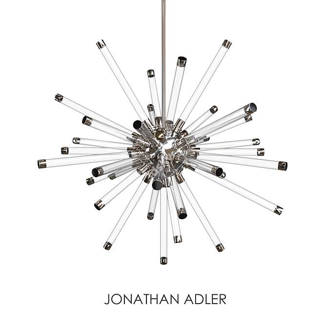 Jacques Sputnik Chandelier: Striking Modern Design 3D model image 1