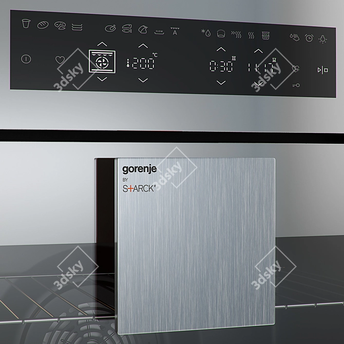 Gorenje BO658ST: Versatile Multifunction Oven 3D model image 2