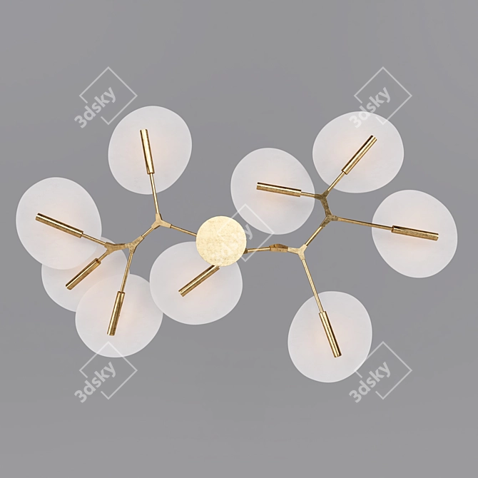 Elegance in Illuminate: Ceiling Lamp 01 3D model image 2