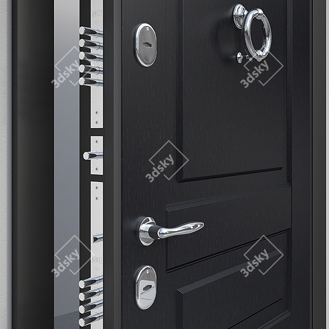 Ultimate Entry Door with Hammer 3D model image 2