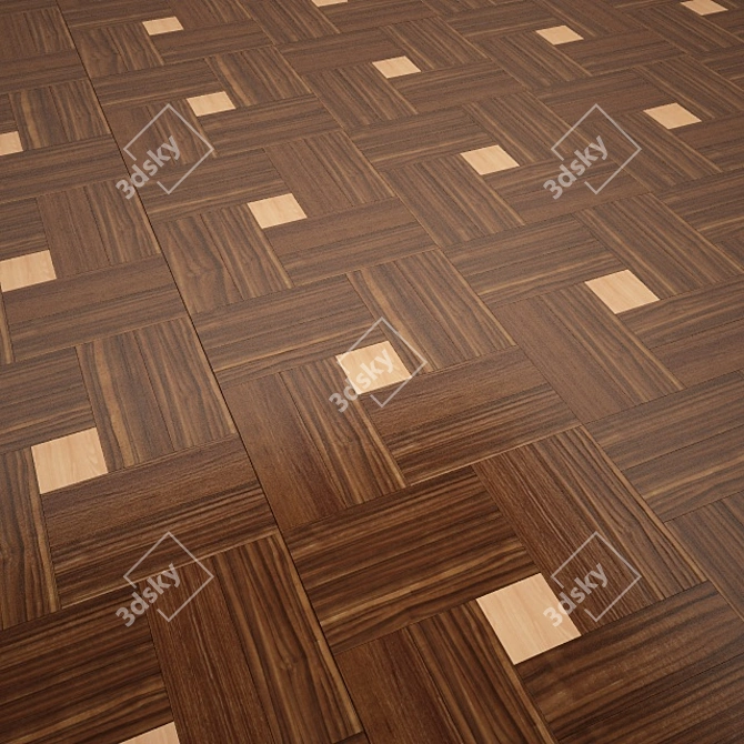 Modular Parquet: Endless Design Possibilities 3D model image 1