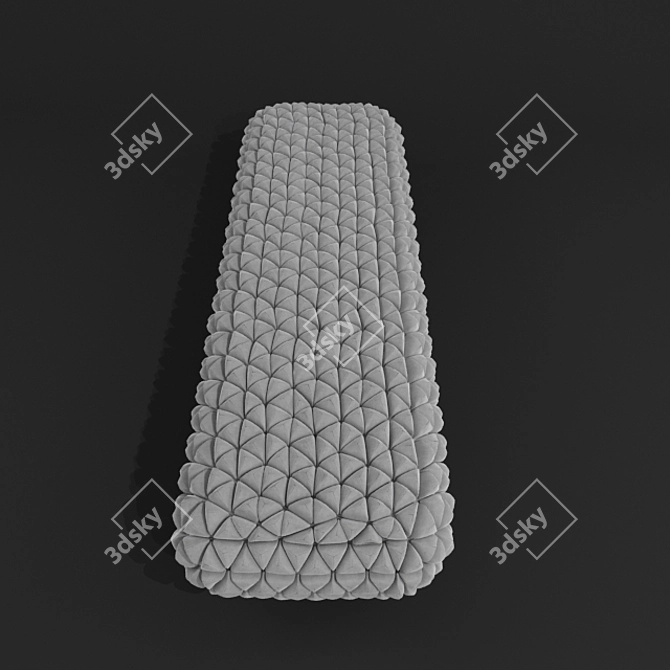 Handcrafted Anana Bench | Aqua Creations 3D model image 2