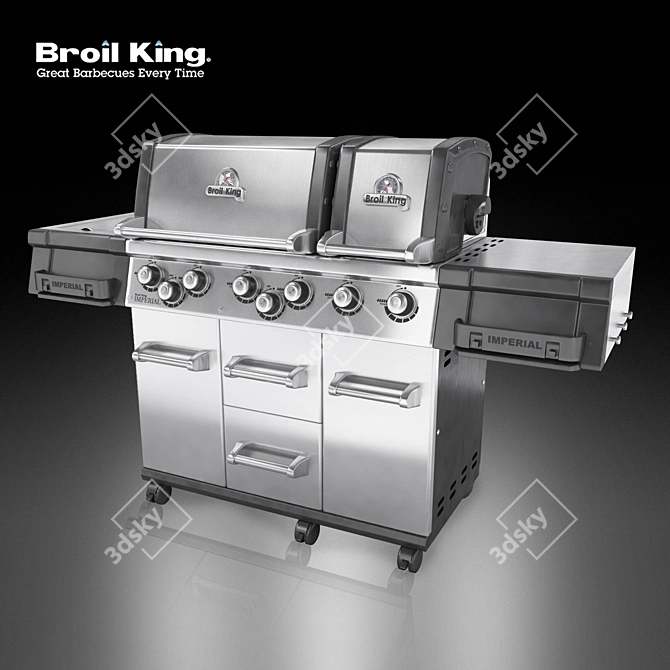 Broil King IMPERIAL XL Grill 3D model image 1