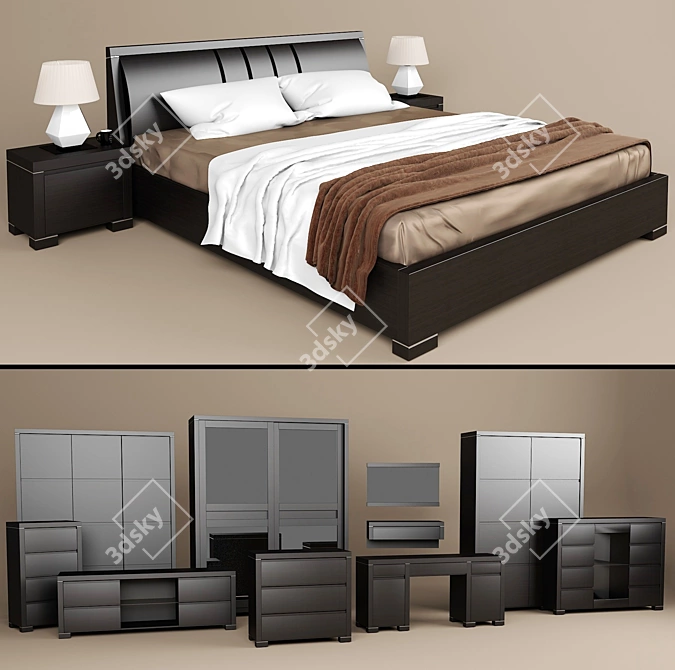 Elegant Buczynski Meble Furniture Set 3D model image 1