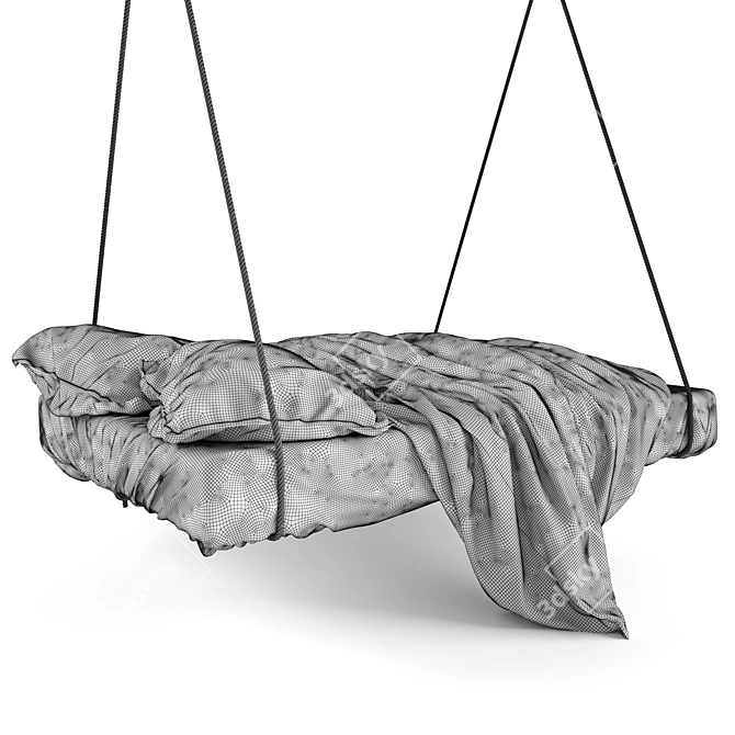 Hanging Bed: Perfect for Any Space 3D model image 3