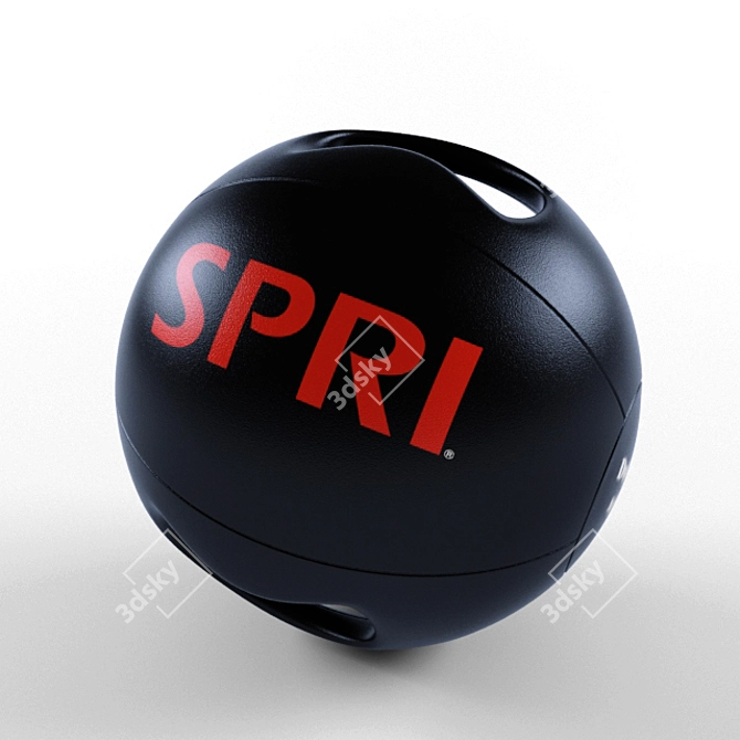 SPRI Dual Grip Xerball: Perfect for Versatile Med Ball Training! 3D model image 1