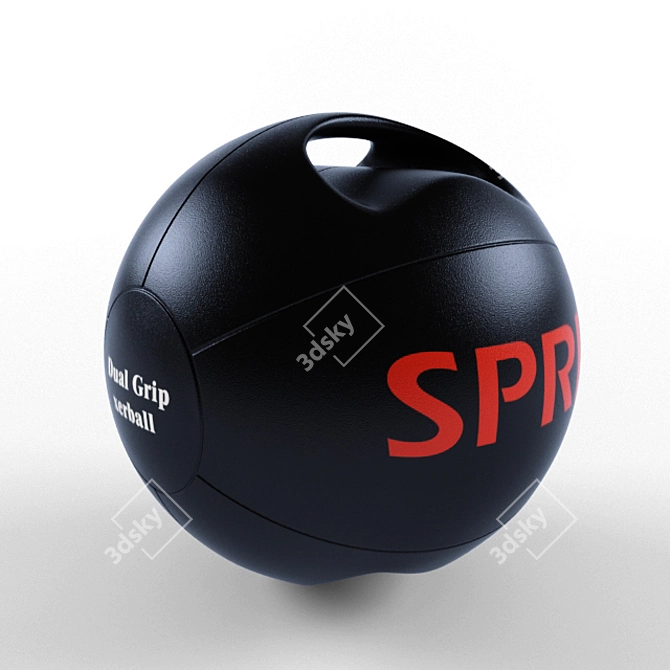 SPRI Dual Grip Xerball: Perfect for Versatile Med Ball Training! 3D model image 2