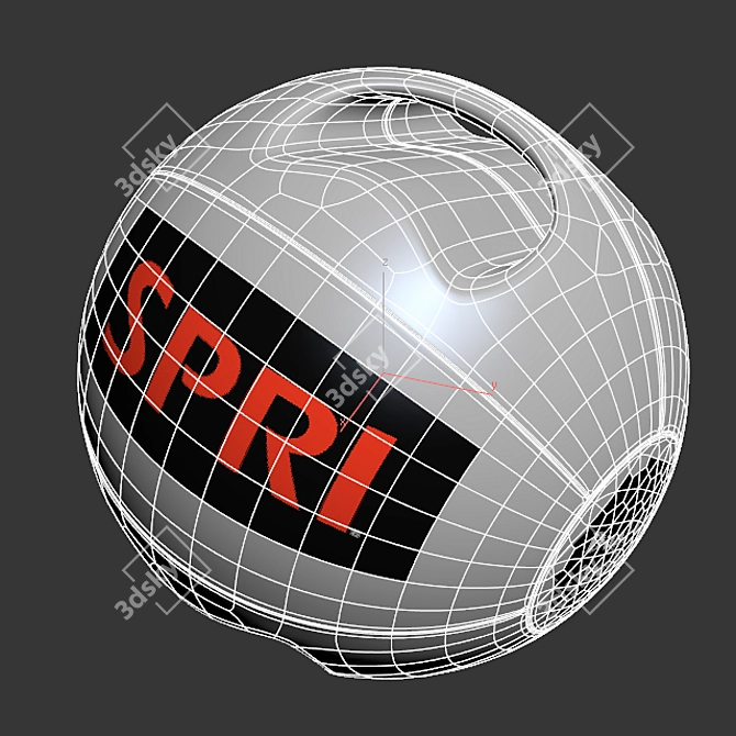 SPRI Dual Grip Xerball: Perfect for Versatile Med Ball Training! 3D model image 3