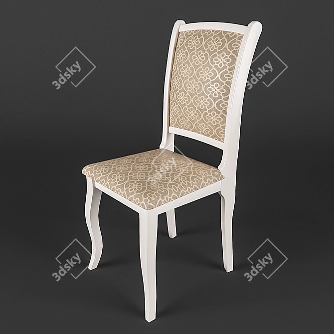  Modern Alicante Table Set 3D model image 1